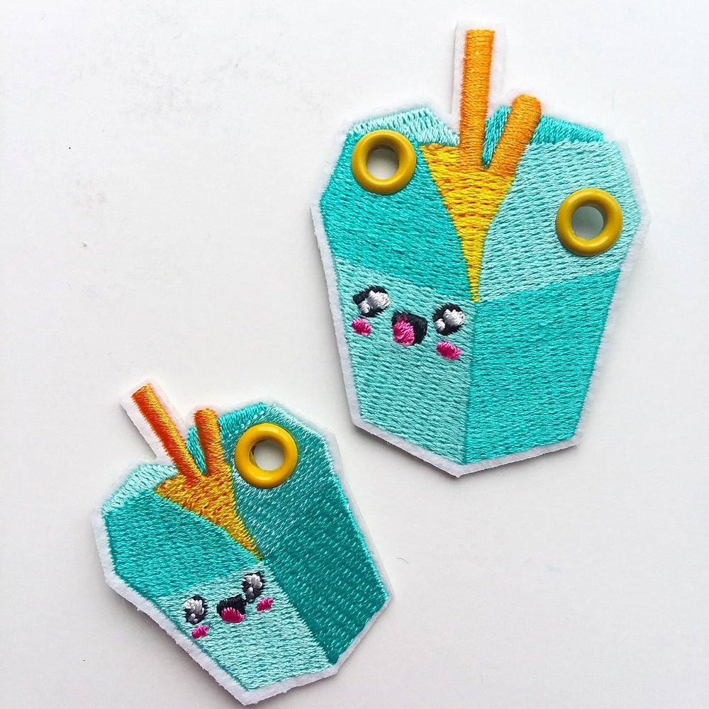Kawaii take out box shoe charm Roller skate shoelace accessory patch